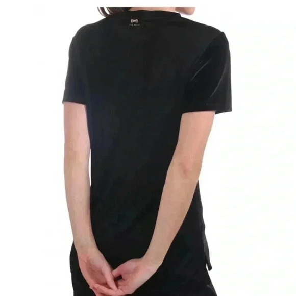 Ted Baker London Hilby Velvet Short Sleeve Tee - Picture 2 of 13